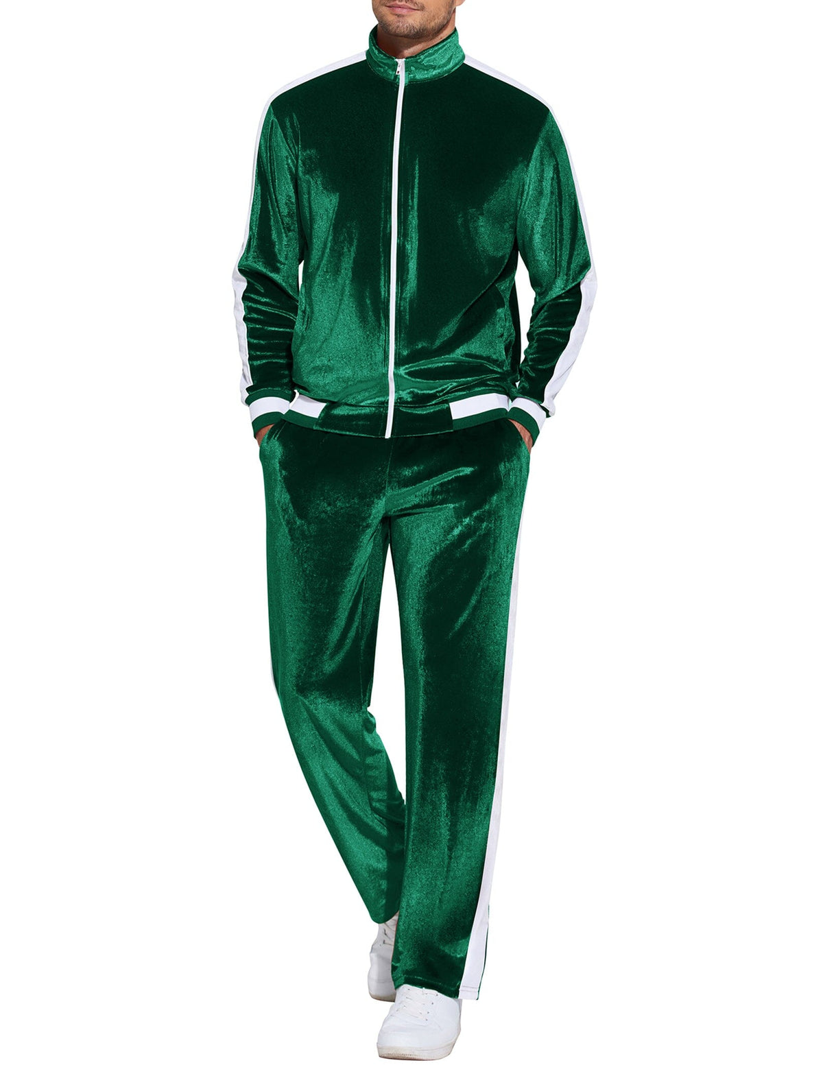 Soft Velour Velvet Tracksuit Set (US Only)