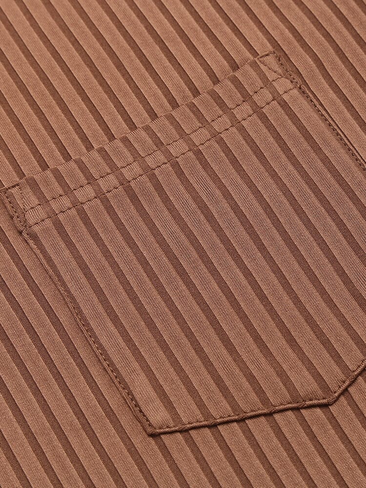 Casual Pit-stripe Stretch Shirt (US Only)