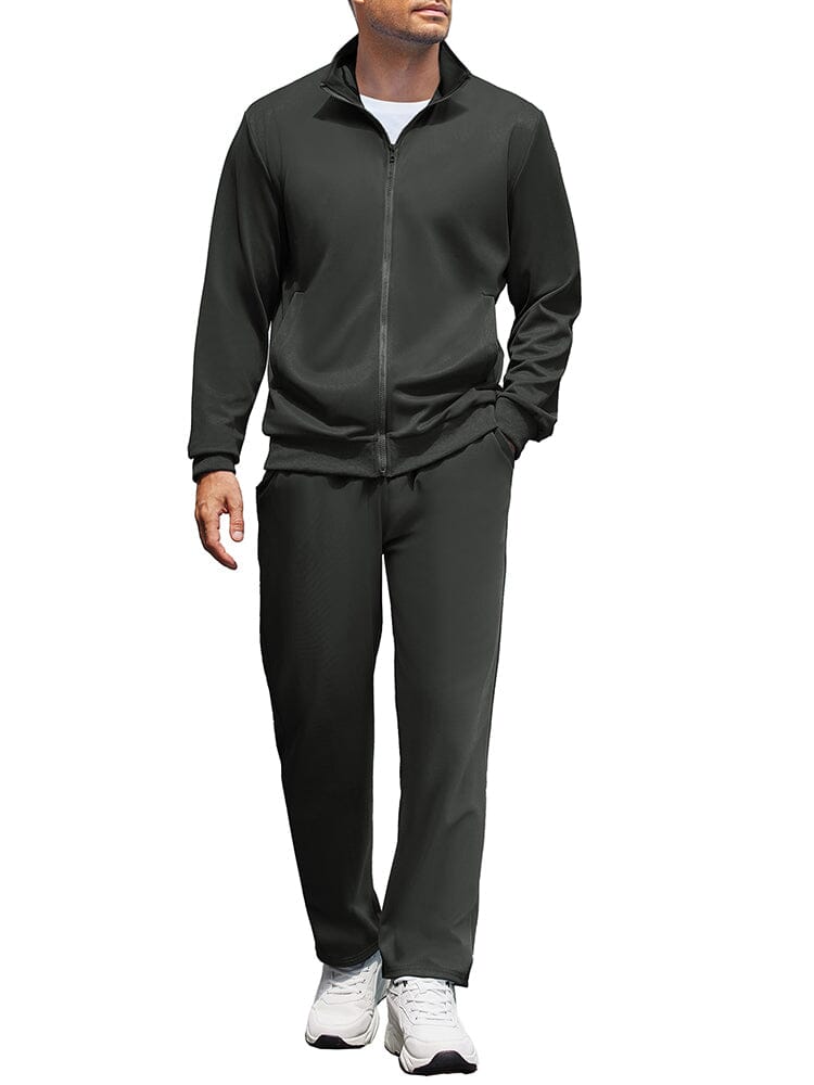 Casual Full Zip Tracksuit Set (US Only)