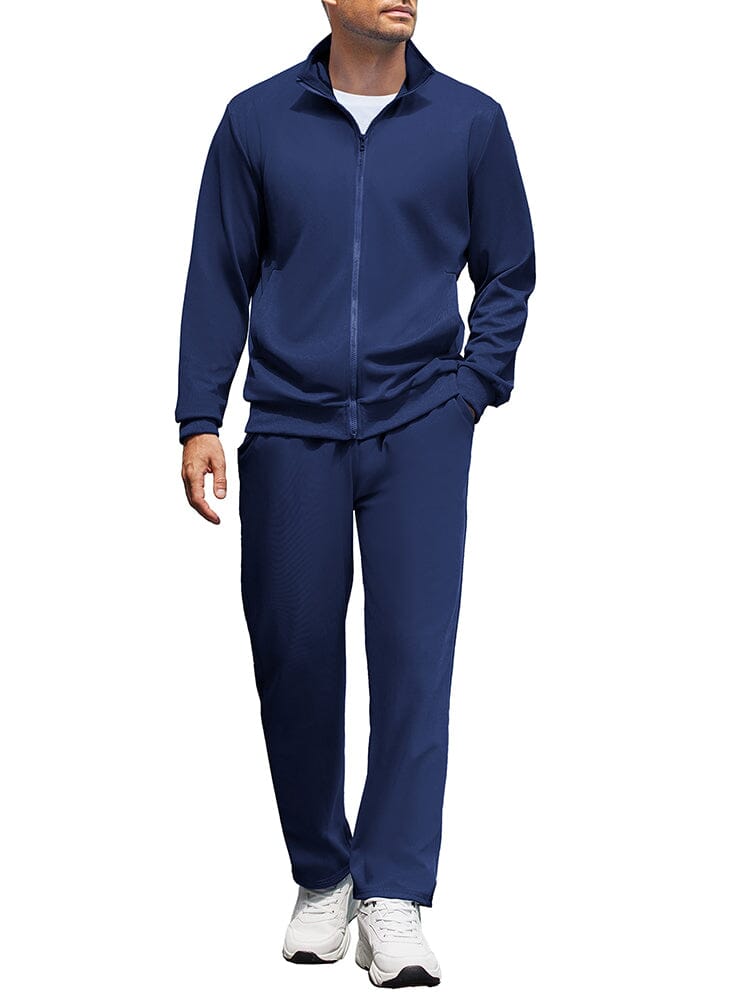 Casual Full Zip Tracksuit Set (US Only)