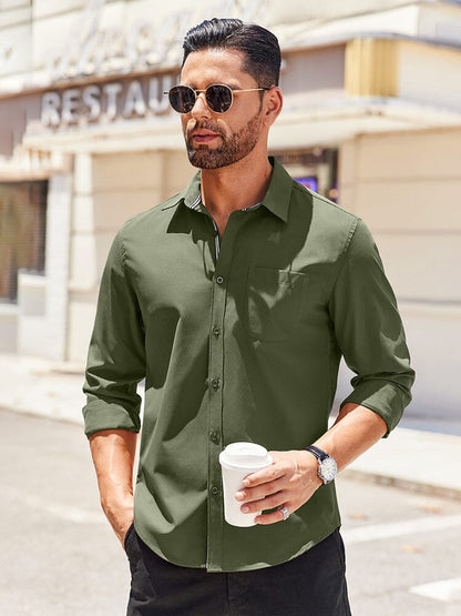 Elegant Untucked Dress Shirt (US Only)