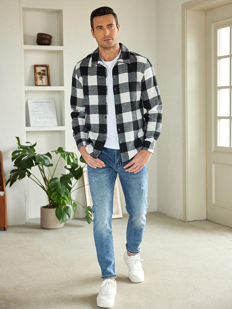 Casual Flannel Plaid Shirt