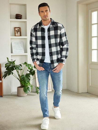 Casual Flannel Plaid Shirt