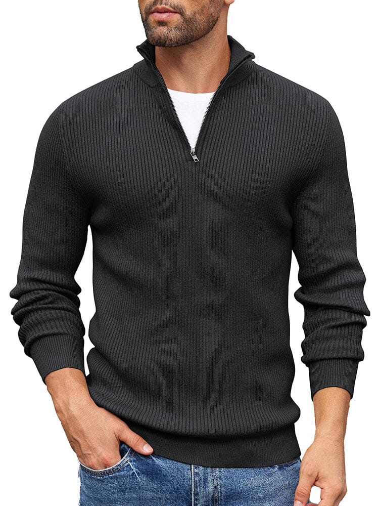 Timeless Stand Collar Knit Sweater (US Only)