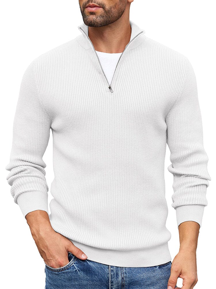 Timeless Stand Collar Knit Sweater (US Only)