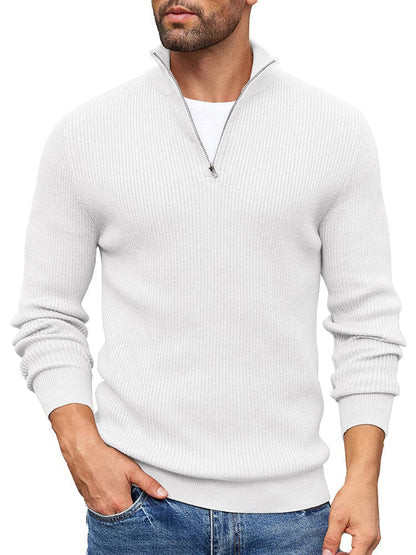 Timeless Stand Collar Knit Sweater (US Only)