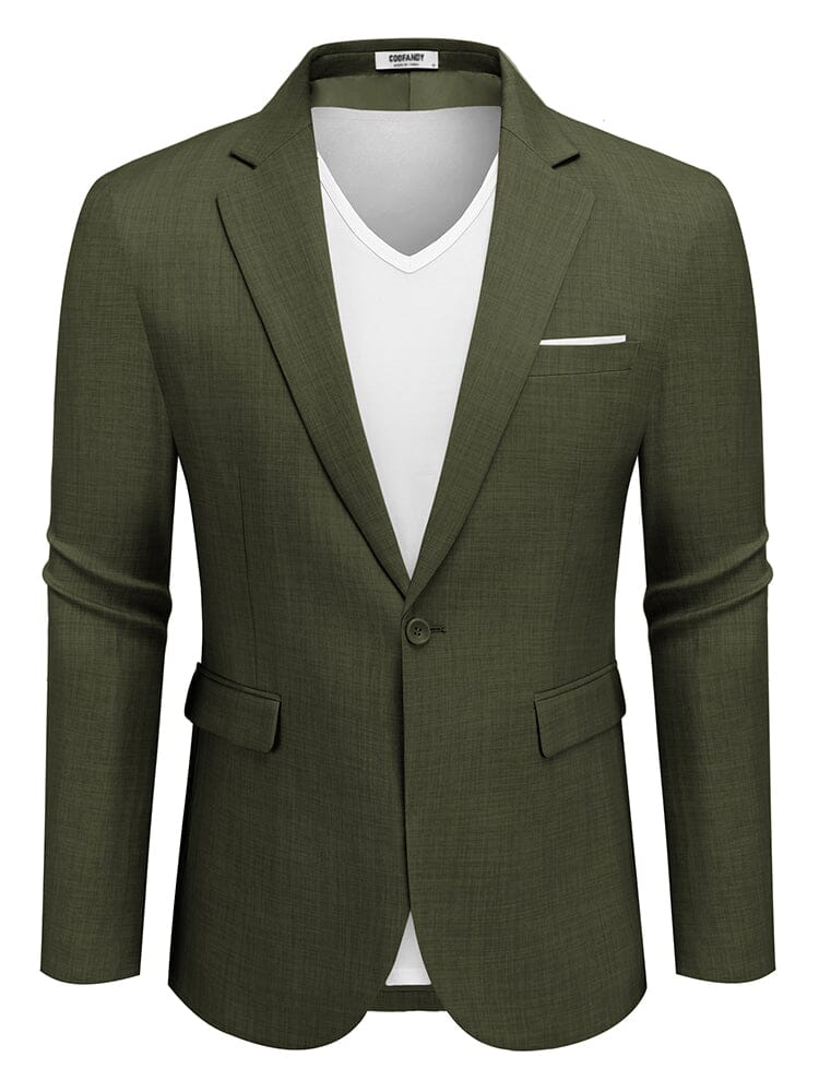 Casual One Button Suit Jackets (US Only)