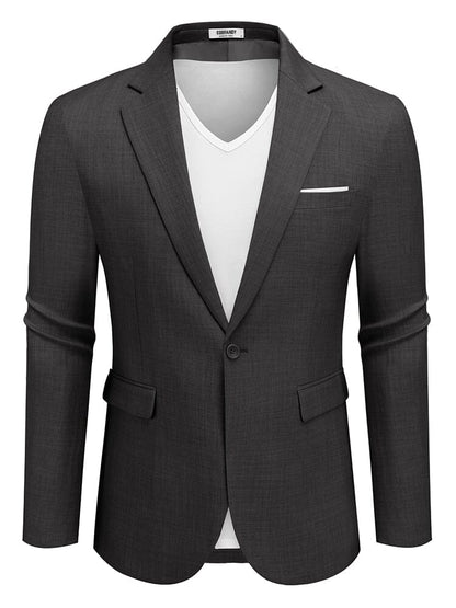 Casual One Button Suit Jackets (US Only)