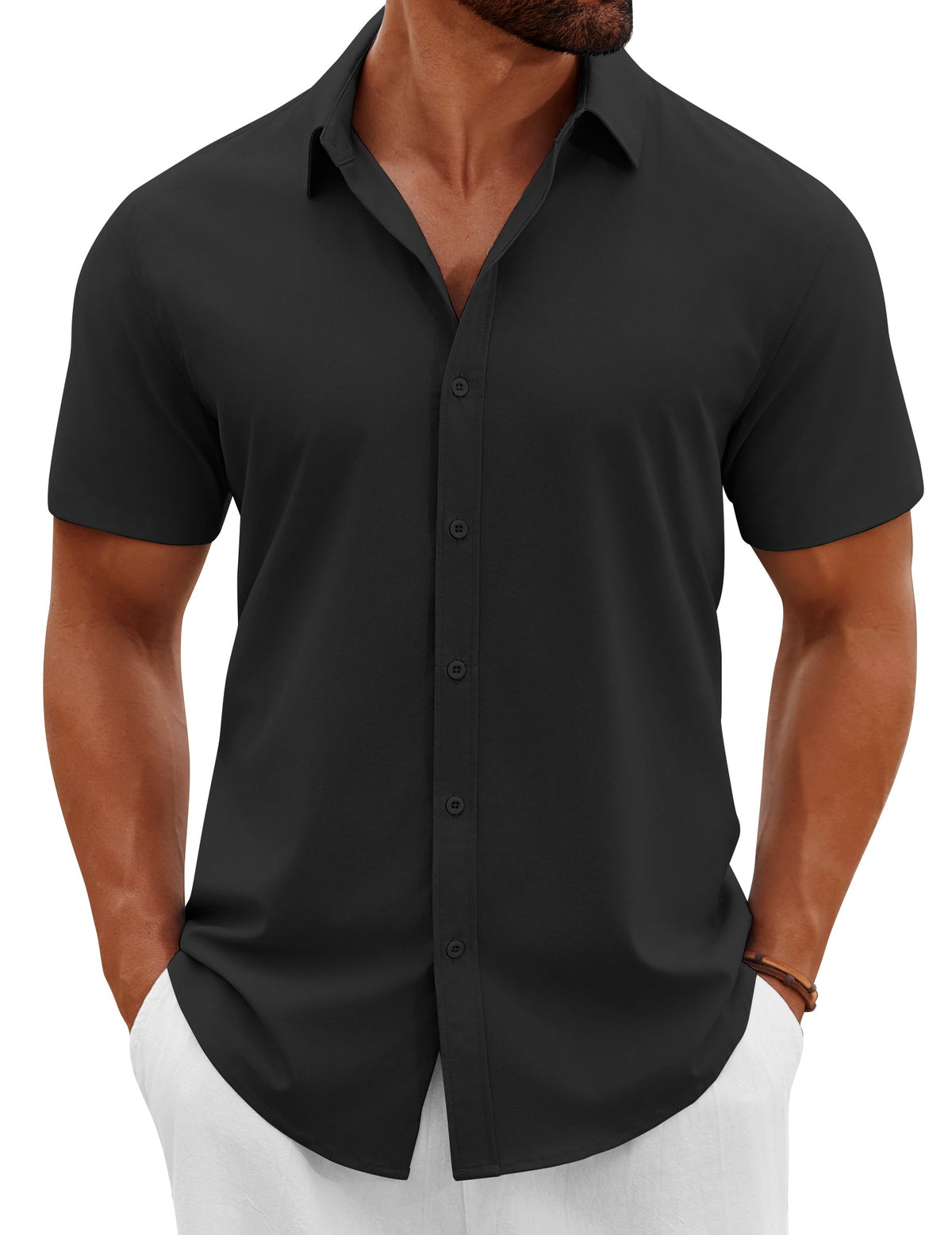 Casual Summer Button Down Short Sleeve Shirts (US Only)