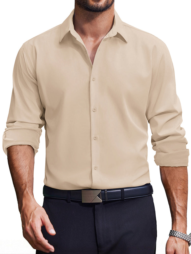 Casual Regular Fit Formal Business Shirts (US Only)