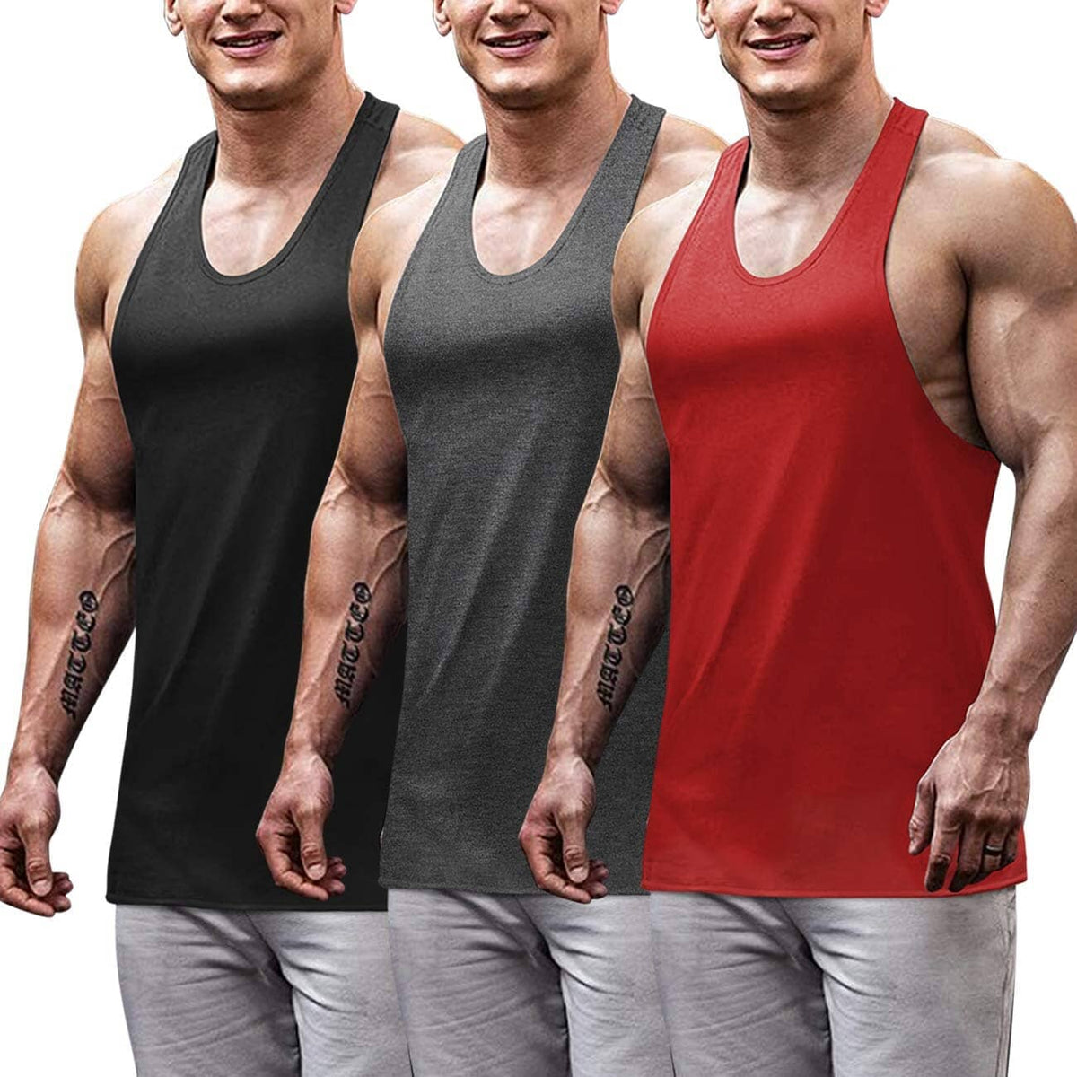 Men's 3 Pack Tank Tops (US Only)