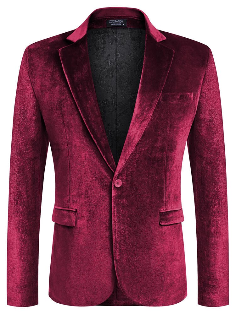 Luxury Velvet Blazer Jacket (US Only)