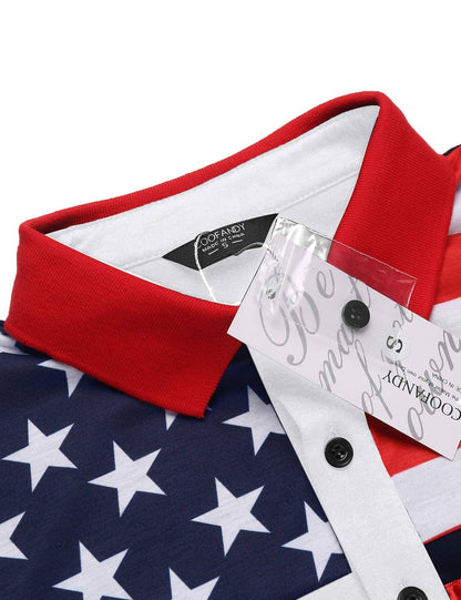 American Flag Polo Shirt (US Only)