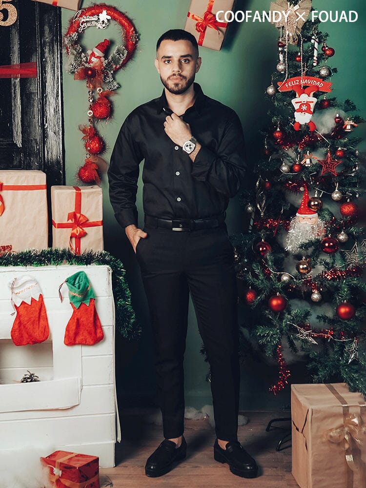 Modern Silk Stain Dress Shirts (US Only)