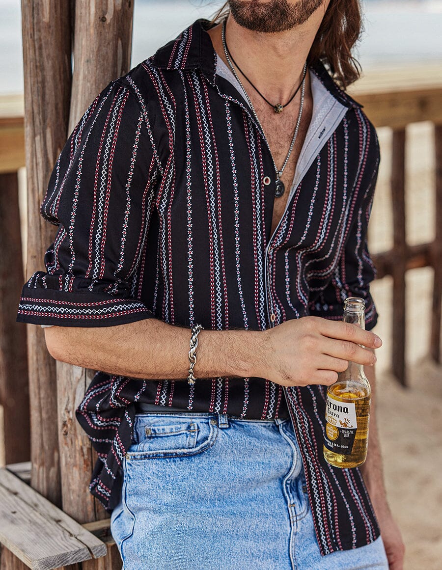Striped Pattern Shirt