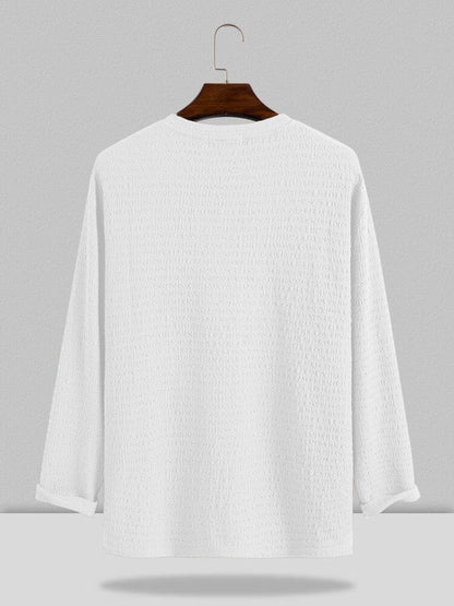 Small V-neck long-sleeved Shirt