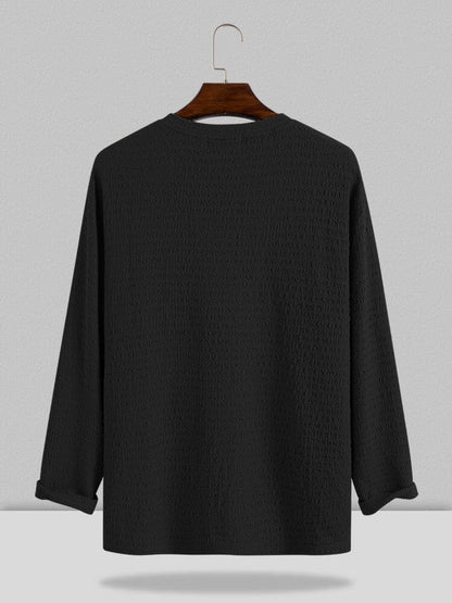 Small V-neck long-sleeved Shirt
