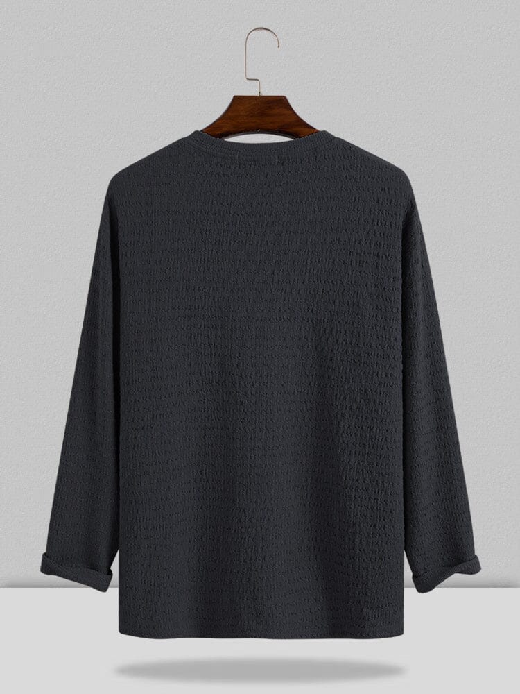 Small V-neck long-sleeved Shirt