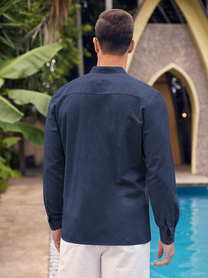 Classic fit Long Sleeve Cotton Shirt (US Only)