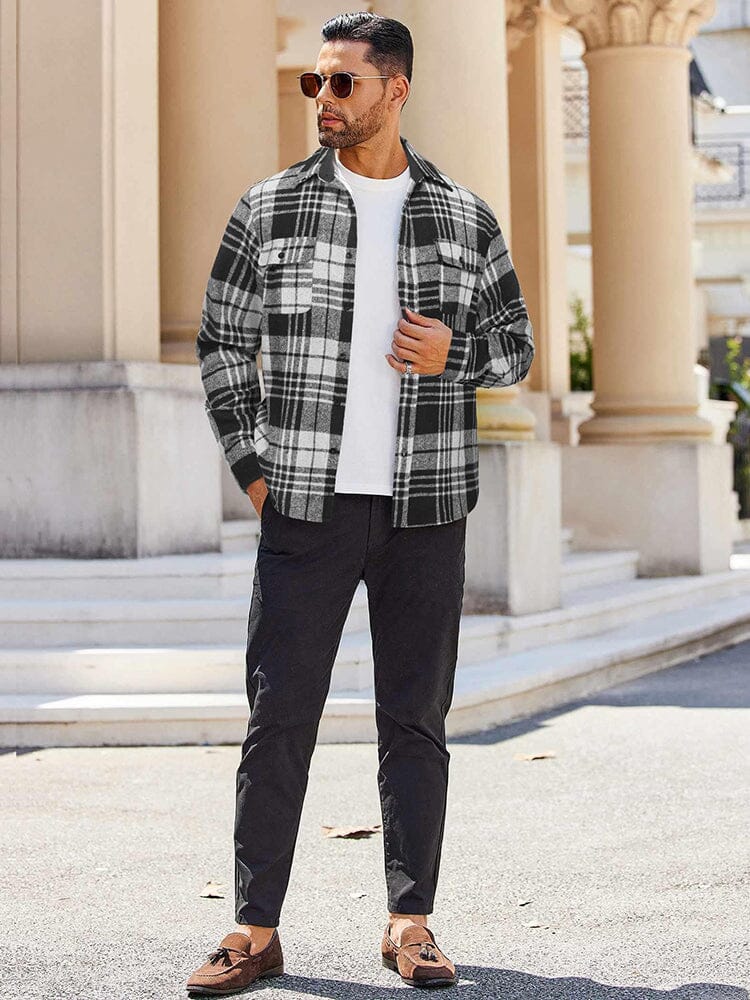 Leisure Checked Flannel Shirt