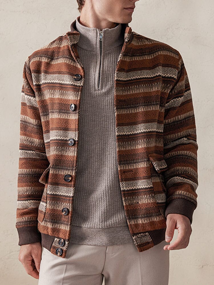 Vintage Stripe Tweed Jacket