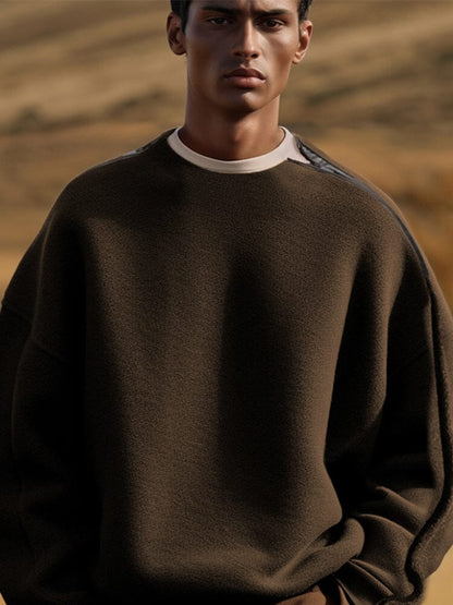 Simple Performance Tweed Sweatshirt