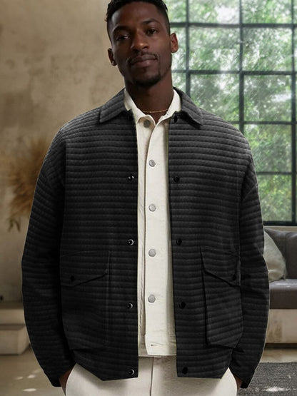 Casual Trendy Textured Jacket