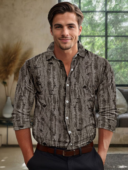 Stylish Luxury Textured Stretch Shirt