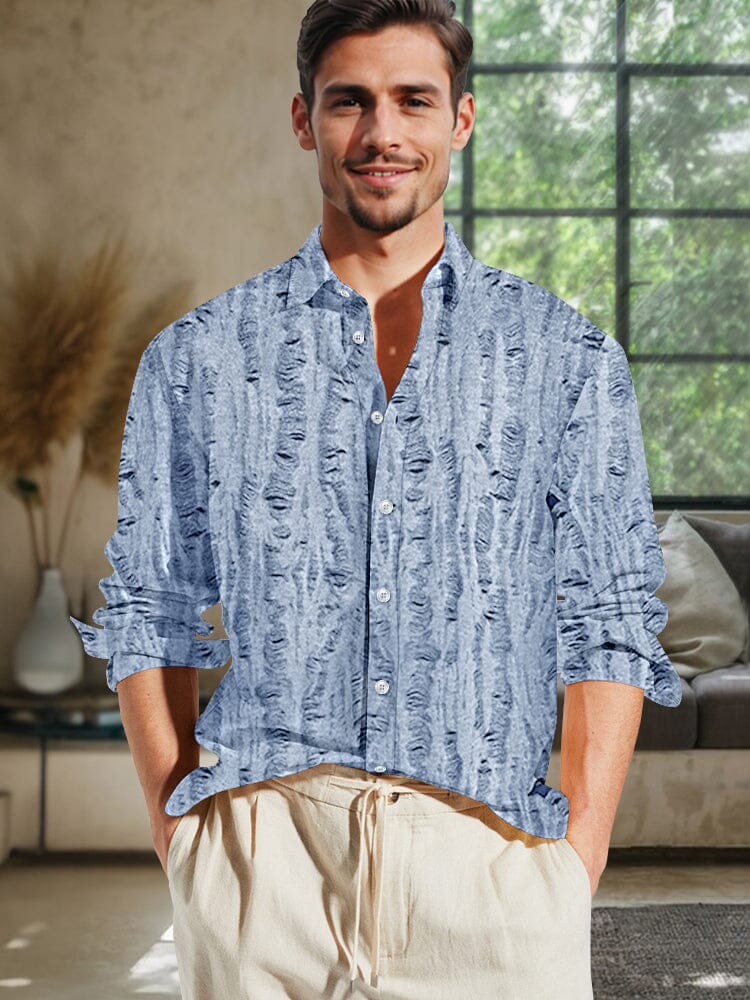 Stylish Luxury Textured Stretch Shirt