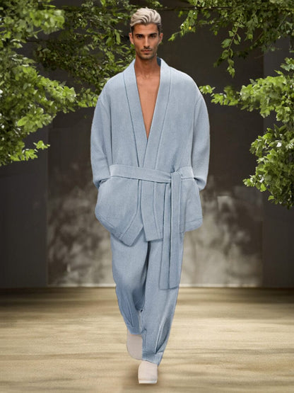 Luxury Belted 2-Piece Outfits