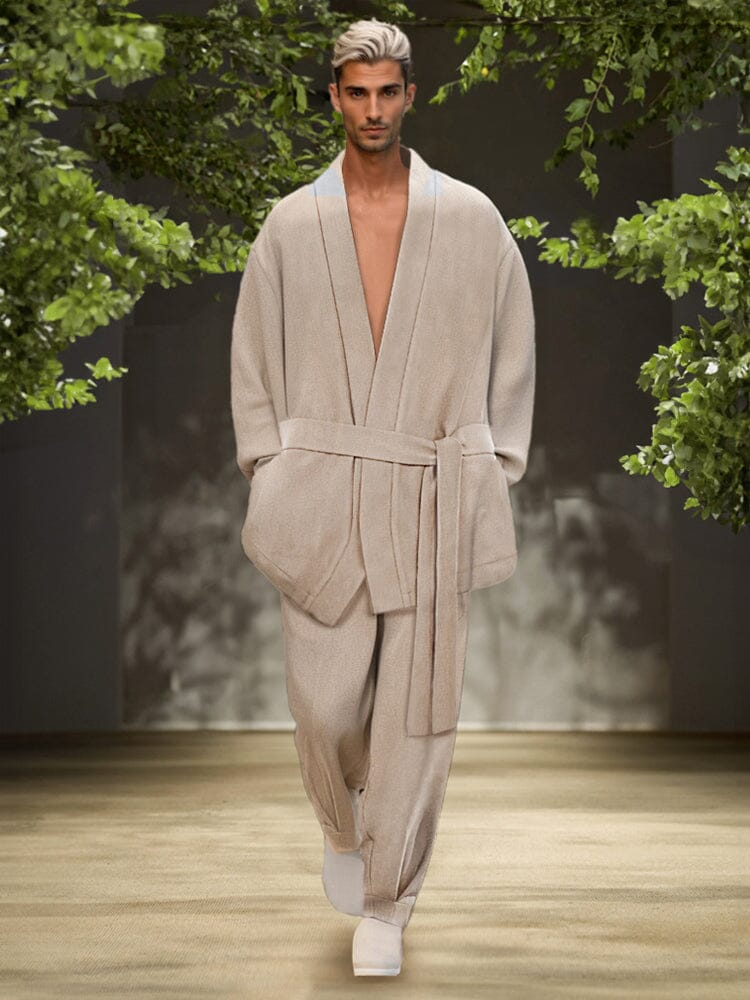 Luxury Belted 2-Piece Outfits