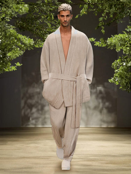 Luxury Belted 2-Piece Outfits