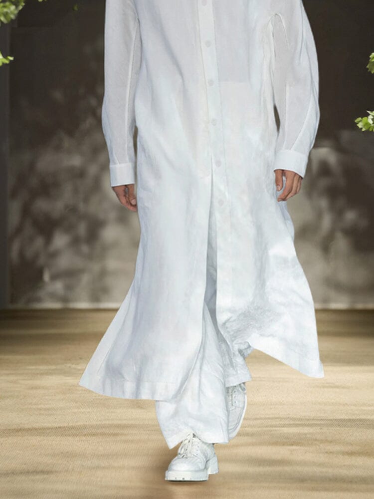 Relaxed Long Shirts 2 Piece Outfits