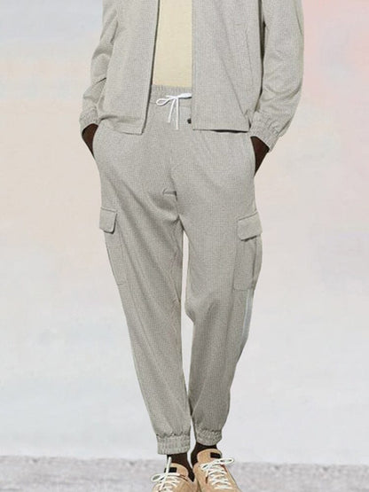 Leisure Waffle 2-Piece Jacket Set