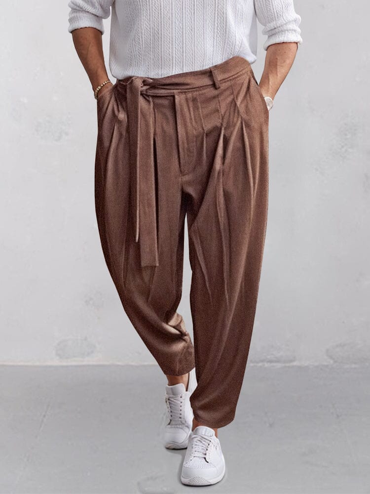 Stylish Harem Pants with Belt