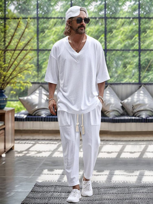 Casual Trendy 2-Piece T-shirt Set (Live Only)