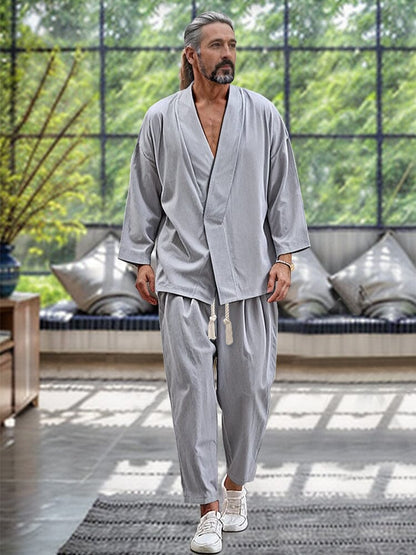 Leisure Soft Shirt Pants Set