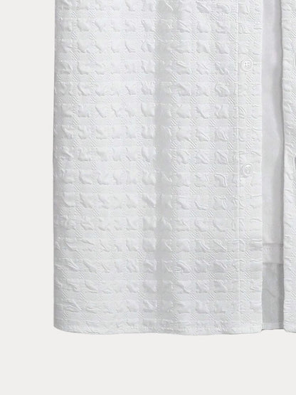 Leisure Textured 2-Piece Shirt Outfits