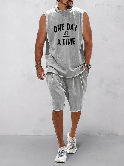 Athleisure 100% Cotton Tank Top Set