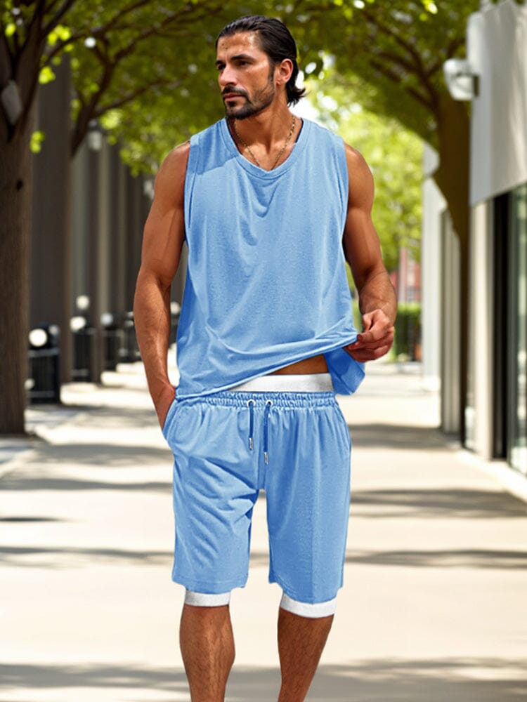 Athleisure 2-Piece Tank Top Set