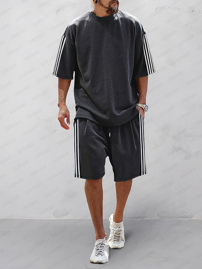 Classic Stripes 100% Cotton Tracksuit Set