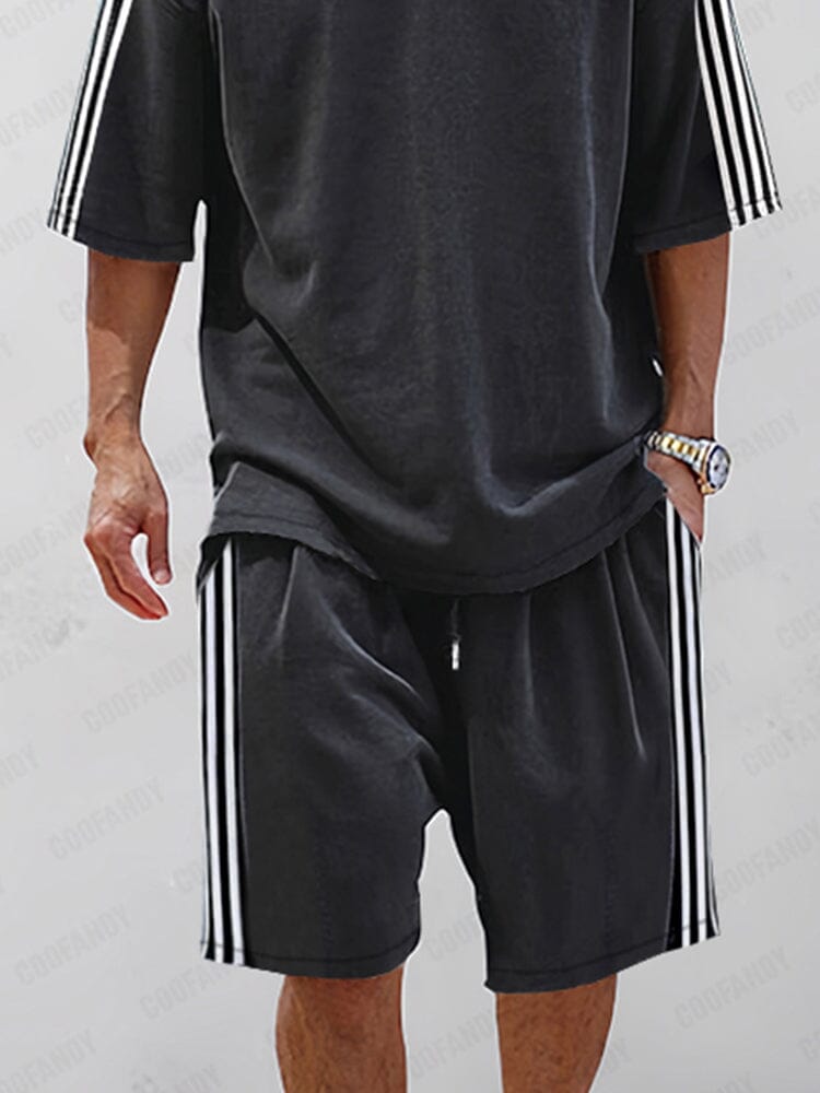 Classic Stripes 100% Cotton Tracksuit Set