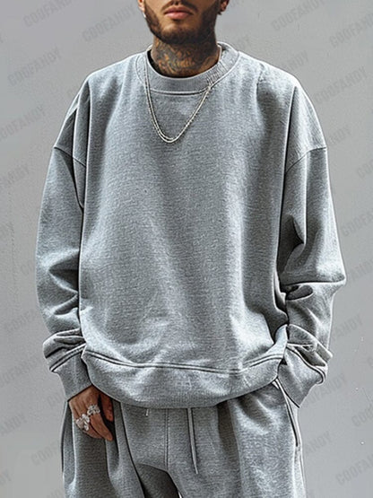 Leisure Loose 100% Cotton Sweatsuit Set