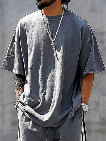 Classic 100% Cotton Matching Tracksuit Set