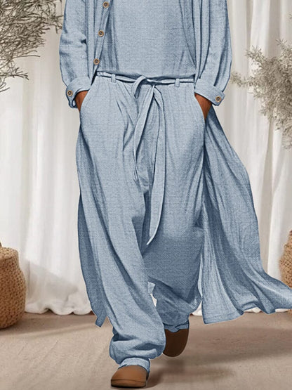 Leisure 100% Cotton 3-Piece Outfits