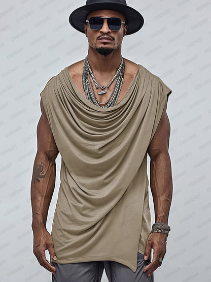 Stylish Draped Sleeveless Top