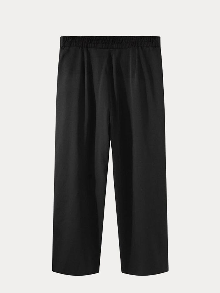 Comfy Pleated Wide Leg Slack Pants