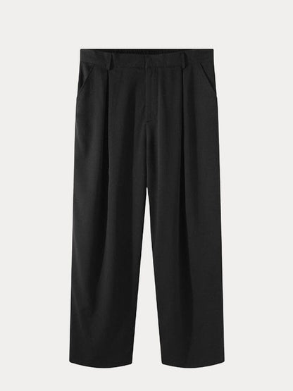 Comfy Pleated Wide Leg Slack Pants