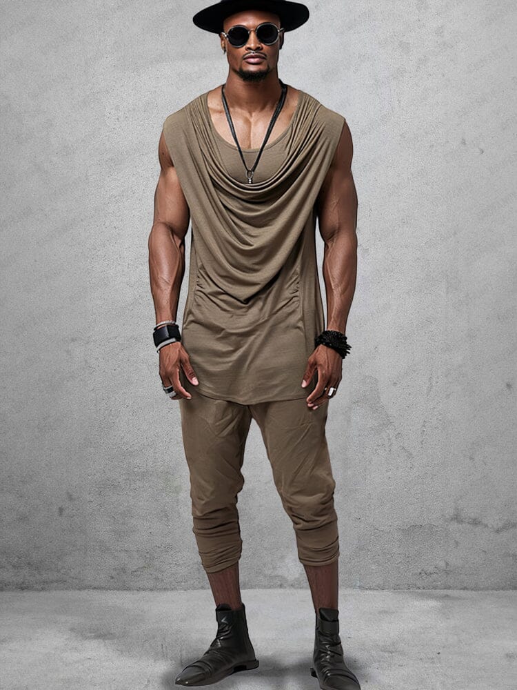 Luxe Fake 2-Piece Tank Top Set