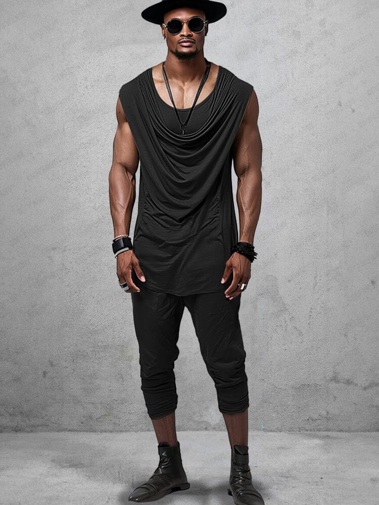 Luxe Fake 2-Piece Tank Top Set